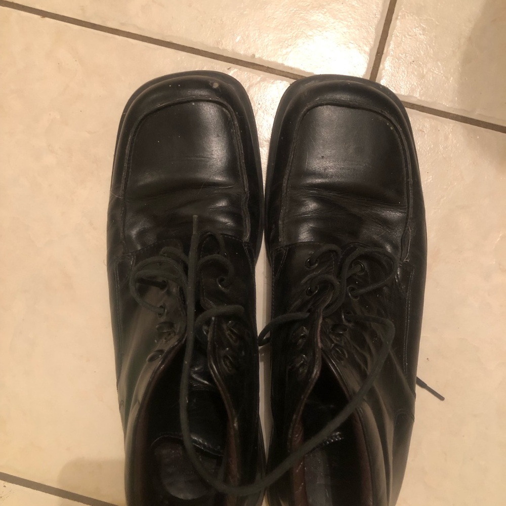 Vintage Doble Vida (Kennet Cole)Black Leather Shoes - Men’s  Made in Mexico